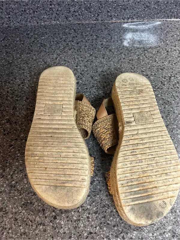 American Rag Woven Double-Strap Espadrille Slides in Tan - Image 7