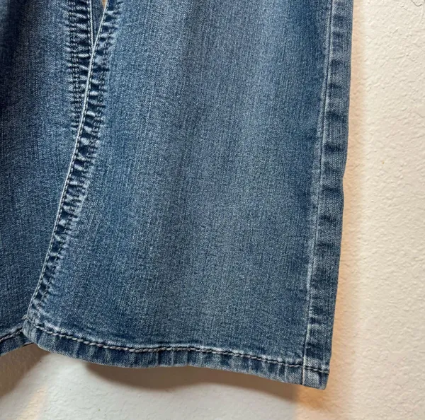 Seven7 Boot Cut Jeans Blue Denim Size 12 - Image 3