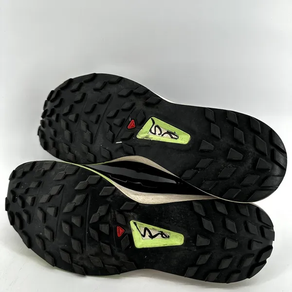 Salomon Ultra Raid Running Shoes Lace Up Black White Patina Green W11.5 M10.5 - Image 7