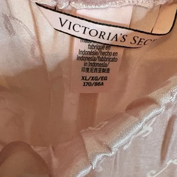 Victoria's Secret Pink & Black Pajama Set L/XL NWT - Image 6
