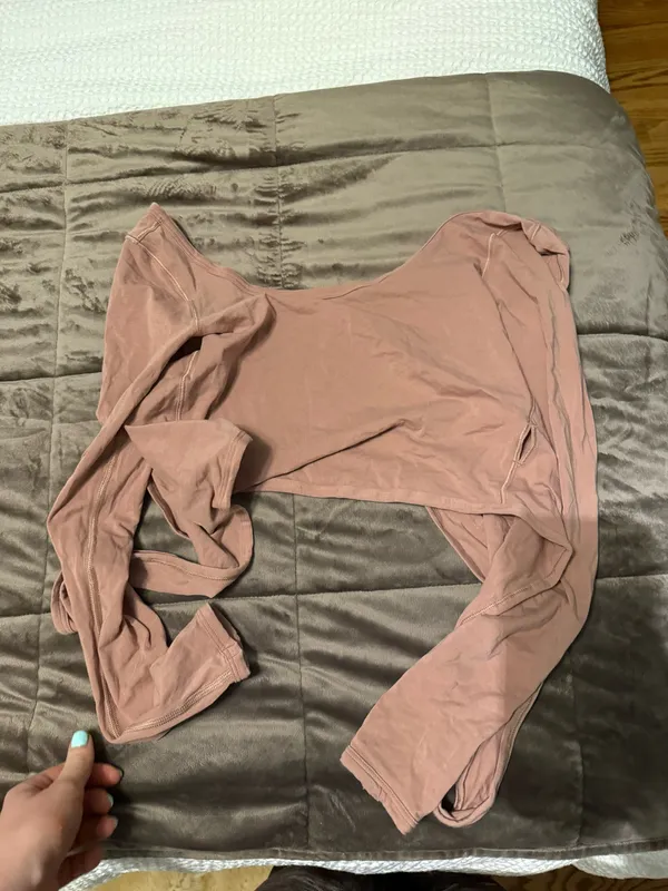 Lululemon Long Sleeve Open Back Tie top  - Image 2