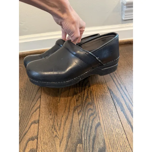 Dansko Professional Clogs Women's Size 40 US Sz 9 Black Oiled Comfort $135 - Image 8