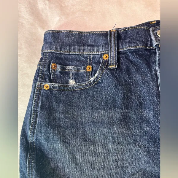 GAP Dark Blue Denim Jean Shorts - Image 5
