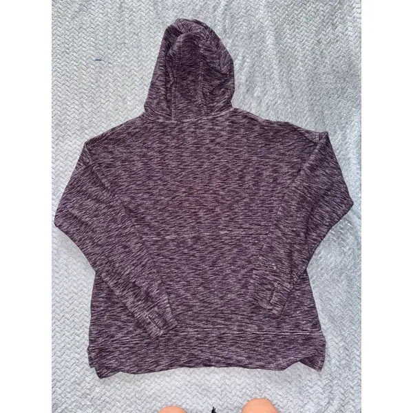 Carhartt Womens Hooded Newberry Maroon Pullover‎ Sweatshirt Relaxed Size Medium - Image 5