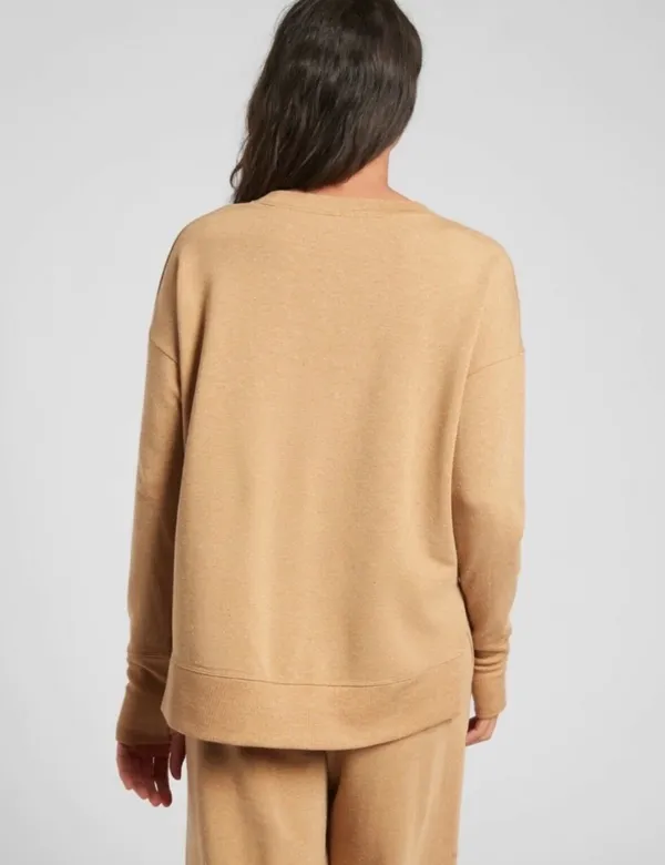NWT! Athleta Crewneck Sweatshirt in Tuscan Gold - Image 3