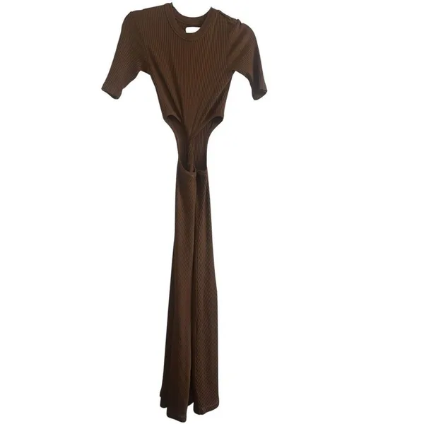 ✨Citizens of Humanity Brown Nicola Midi Light Brown Sz Small Dress✨ - Image 7