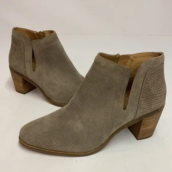 Lucky‎ Suede Leather PONIC BOOTIE Size 9.5 A4 - Image 2