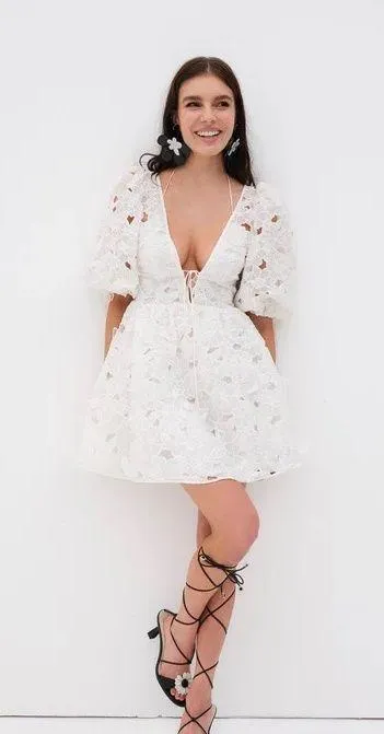 For Love & Lemons Leighton Mini Dress - Image 3