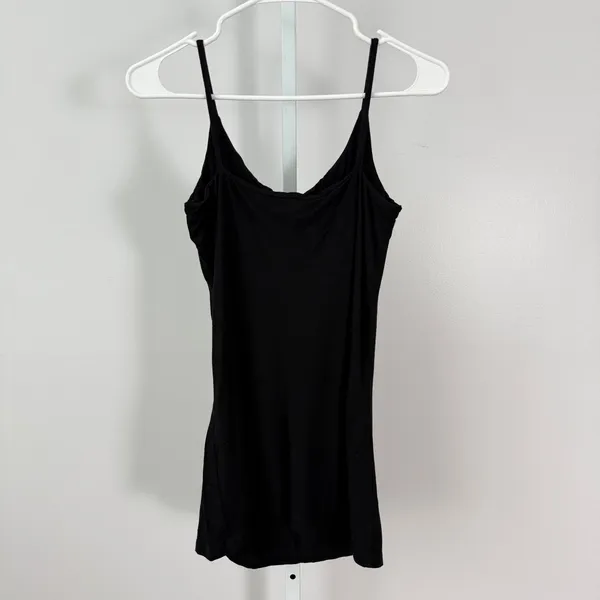 Seraphine sz 4‎ Black Ruched V Neck Cami Tank Top casual - Image 4