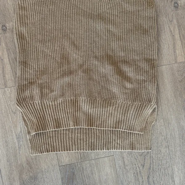 Nordstrom Tan Sleeveless Sweater Dress - Image 3