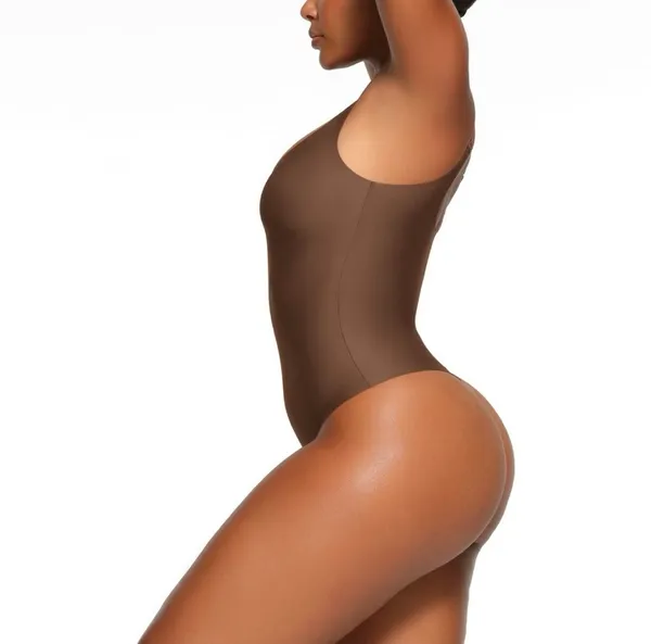NWT Skims Body Unlined Plunge Thong Bodysuit Jasper Small (SOLD OUT) - Image 3