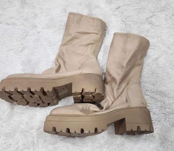 Free People Emma Ruched Boots Size 38. Sh4 - Image 4