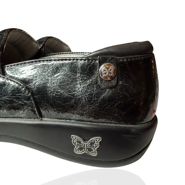 Alegria‎ Keli Pro Slip On Comfort Nursing Shoes Black Leather Clogs 40 US 9.5-10 - Image 7