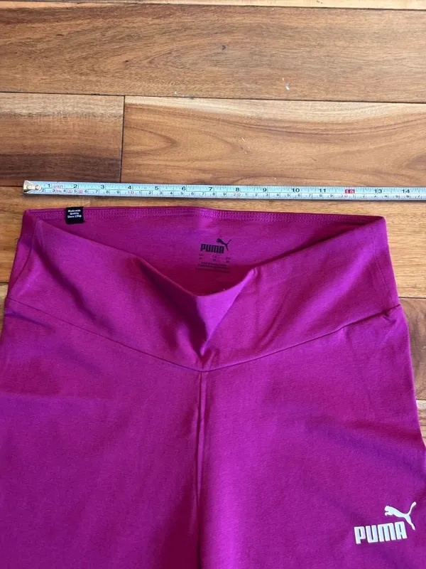 Puma Women's Essentials Straight Leg Full-Length Pink Pants - Image 9