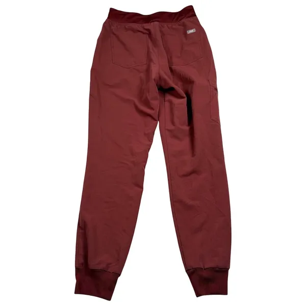 FIGS HW Zamora Jogger Women Small Red‎ Scrub Pants High Waist W22SW2012 - Image 3