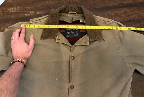 Vintage Woolrich Barn Coat Chore Jacket Mens Medium Blanket Lined Canvas - Image 11