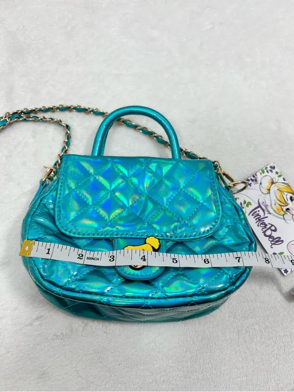 Disney Tinkerbell Character Handbag Quilted Mini Crossbody Bag NEW - Image 5