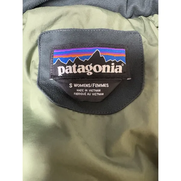 Patagonia Radalie Puffer Parka Jacket Dark Green Women's Small (See Description) - Image 12