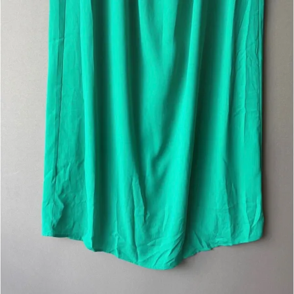Express S Green Maxi Dress Strapless Popover Coastal Resortwear‎ Beachy NWT - Image 3