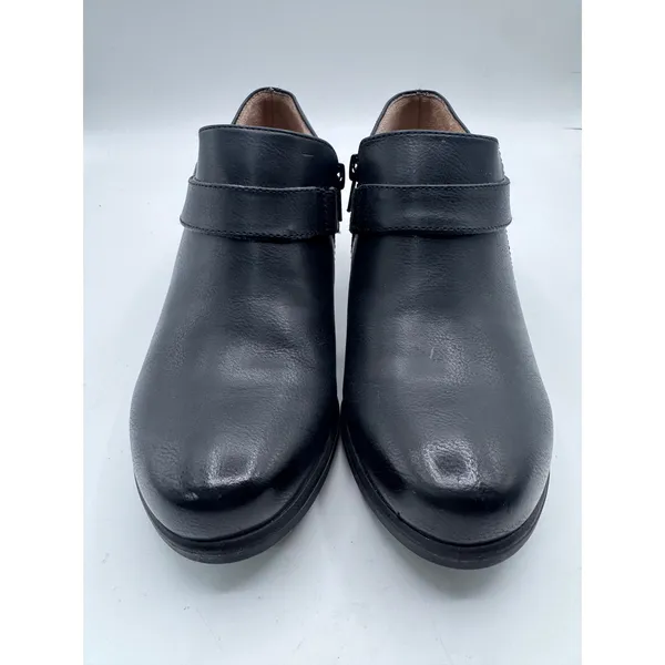 Soul‎ Naturalizer 6M Black Booties Women's Chaylee Block Heel Side Zip - Image 8