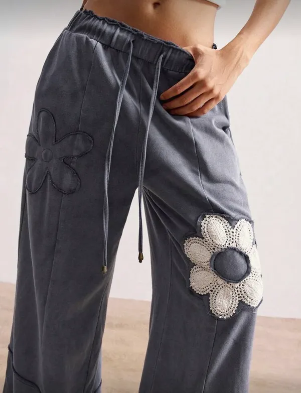 Boho Wide-Leg Pants  - Image 3