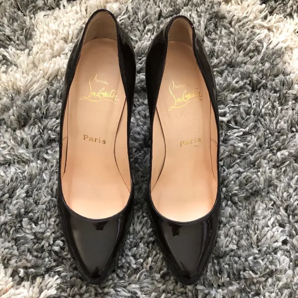 Christian Louboutin Décolleté 868 Patent L. Heels. Size 37.5 (US 7.5). - Image 5