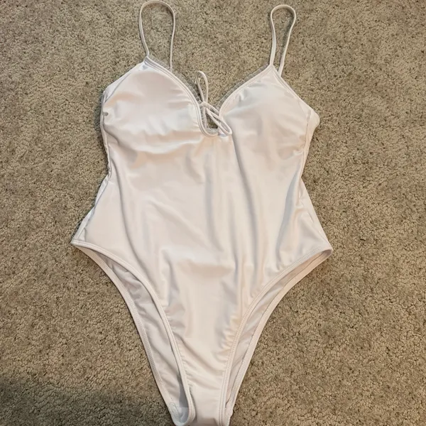 White One Piece Women’s Swimsuit - Image 2