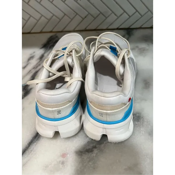 On Cloudrunner Women’s Size 7.5 White Blue Running Shoes EU 38.5 CloudTec - Image 9