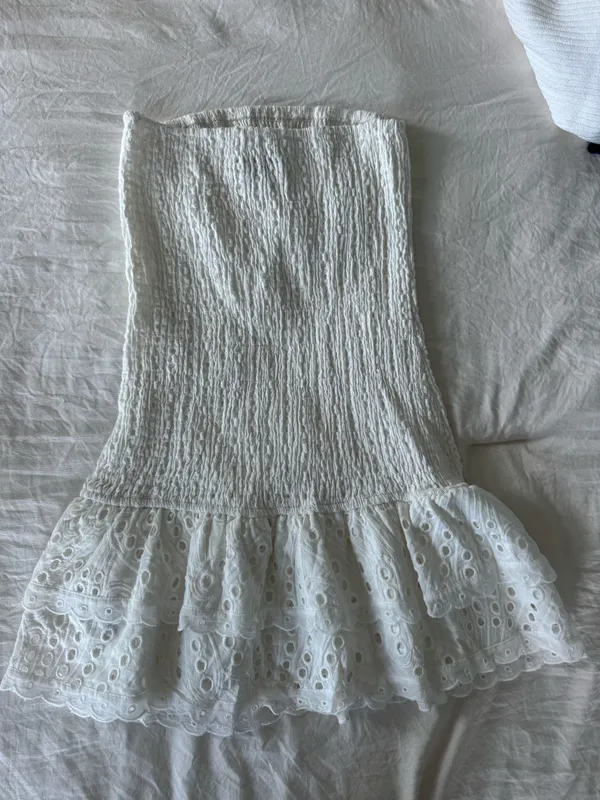 Edikted Mini Dress White - Image 2