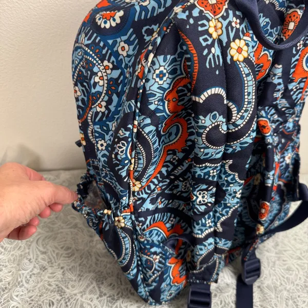 Vera Bradley Lighten Up Journey "Marrakesh" Backpack Paisley Bag Travel Campus - Image 6