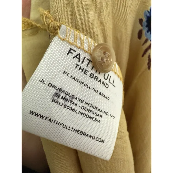 FAITHFULL THE BRAND BILLIE MIDI DRESS IN‎ DOLORES FLORAL SIZE Medium 6 - Image 6