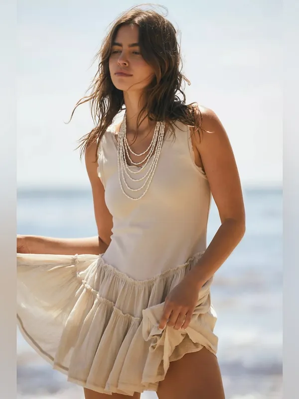 Free people Izi Drop-Waist Mini Dress - Image 4