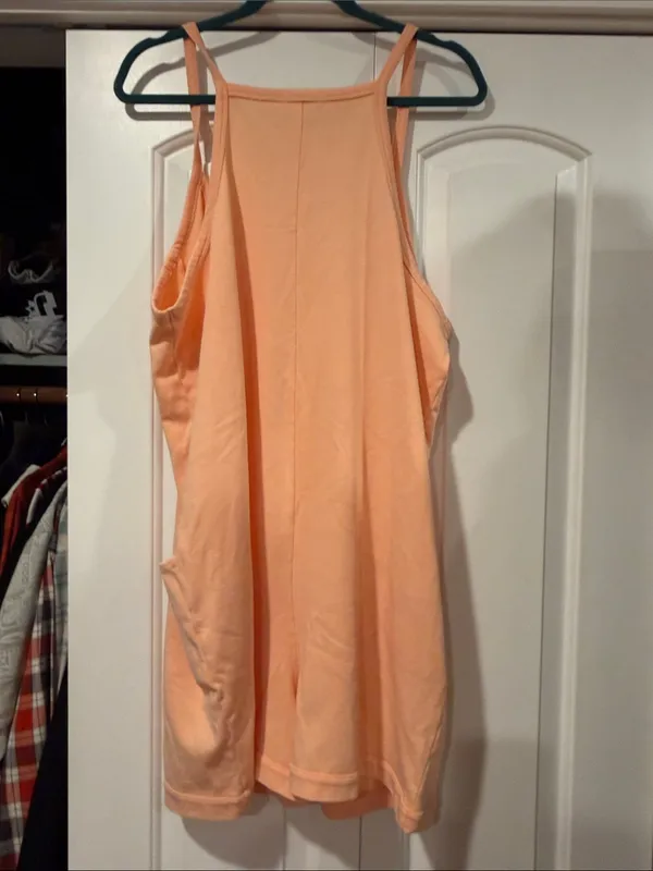 Sundry Peach Lightweight‎ Spaghetti-Strap romper XL nwt - Image 7