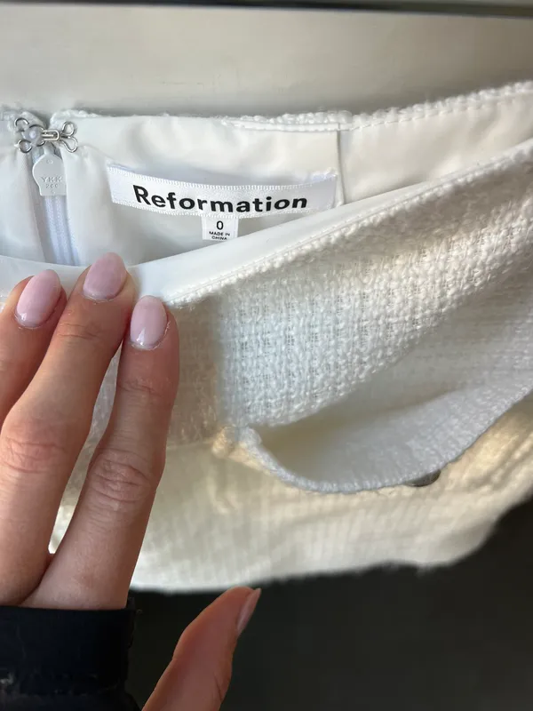 Reformation Tweed Skirt - Image 3