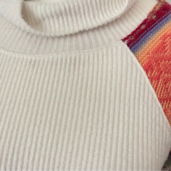 Free People Prism Swit Thermal Ski Top in Ivory Size Small - Image 7