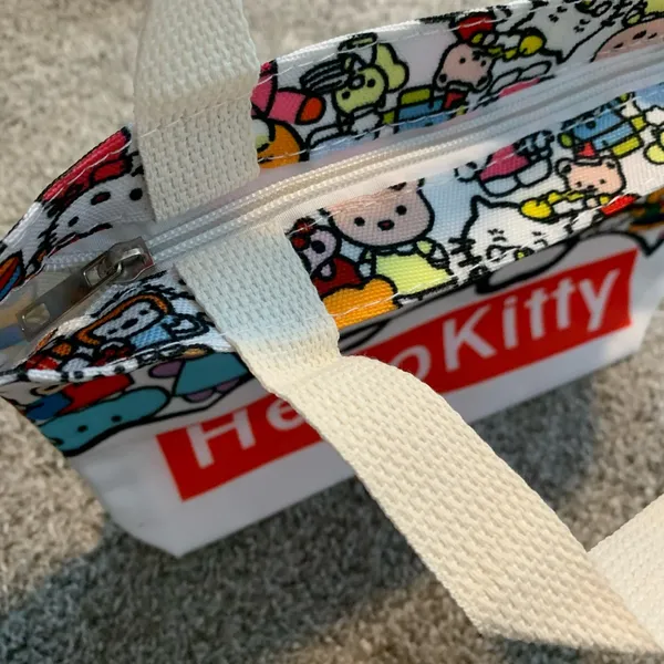 Hello kitty Canvas Tote Bag Sanrio NEW - Image 4