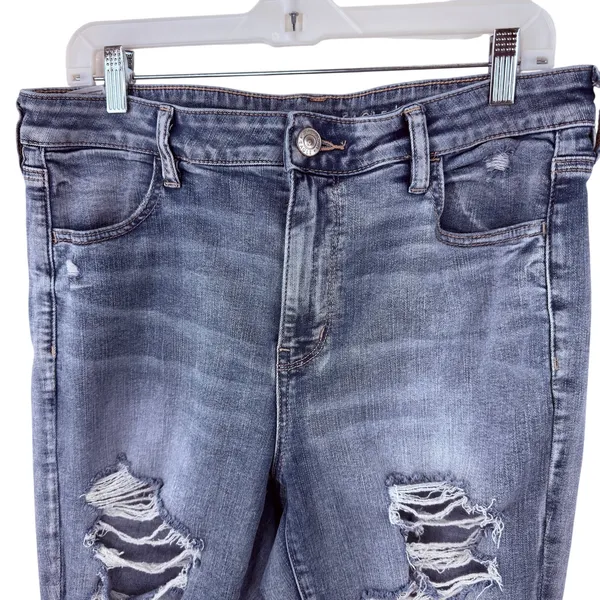 American Eagle Women's Hi-Rise Jegging Next Level Stretch Jeans Size 16 Regular - Image 4