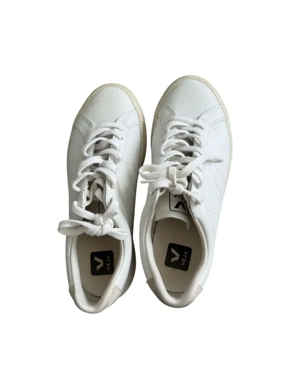 VEJA Women's Esplar White Leather Trainers Sneakers size 8 - Image 9