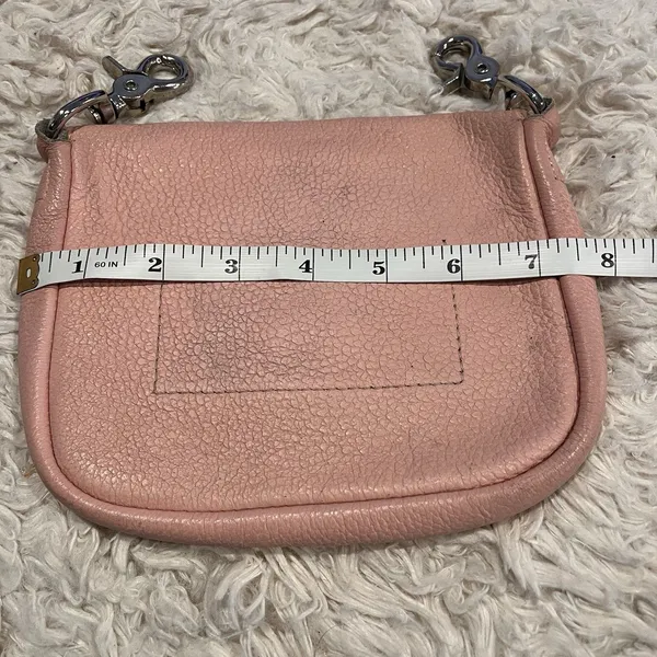 Harley Davidson Small Light Pink Leather Bag Pouch Purse No Strap Biker See Pics - Image 4