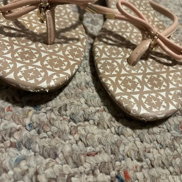 Kate Spade New York Sandal MISTIC Bow Pink NAPPA Leather- Size 9.5 - Image 6