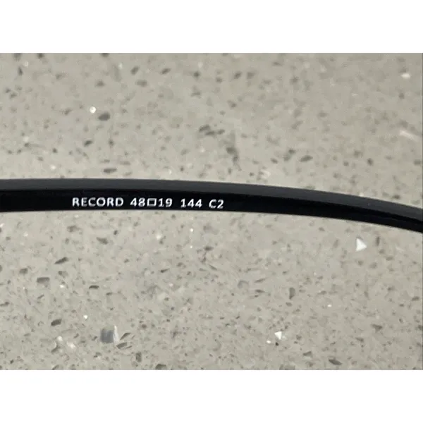 Eyebuydirect Eyeglasses Eye Glasses Frames ONLY Record 48-19-144 C2 black - Image 3