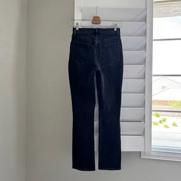 Abercrombie Fitch Curve Love 90’s Slim Straight Ultra High Rise Jeans 25/0 Short - Image 4