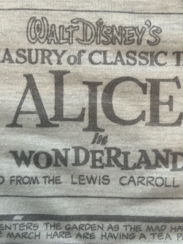 Disney Alice In Wonderland Comic Tonal Girls Muscle Tank Top Hot Topic Size XL - Image 7