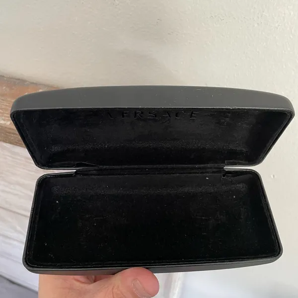 Versace Authentic Hard Eyeglass Sunglass Case Only - Black - Image 4