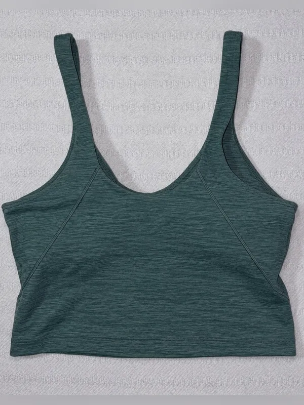 Lululemon Womens Align Tank Top Size 8 Built in Bra Athleisure Workout Gym - Image 2