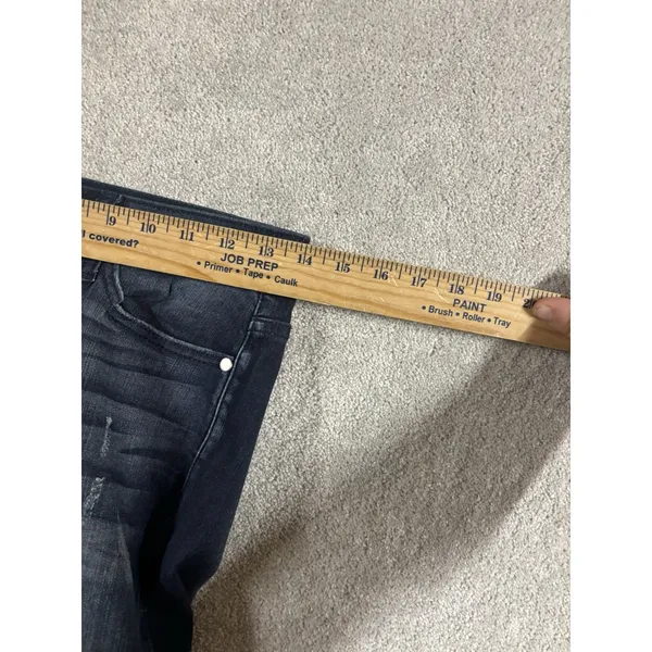 Judy Blue‎ Skinny Fit Bandana Cut Outs Size 3/26 Dark Wash - Image 6