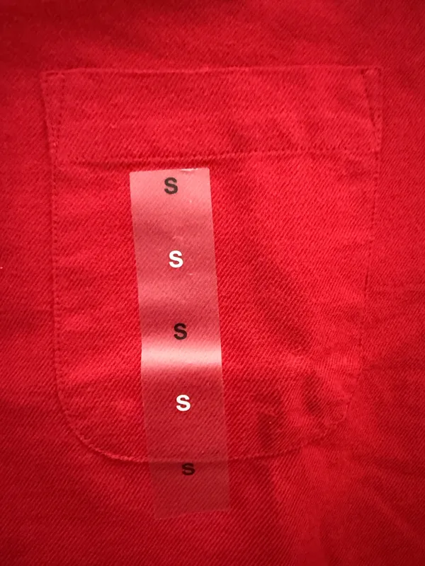 New clubroom, small red flannel shirt - Image 4