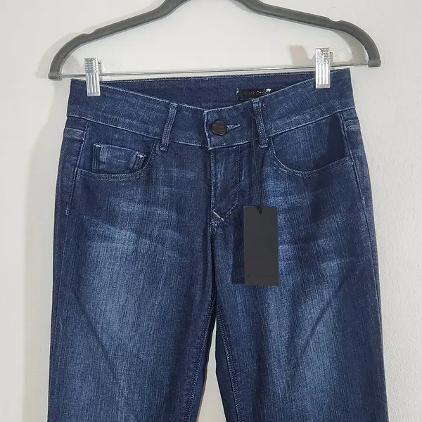 Black Orchid Los Angeles Boot Cut Jeans NWT Size 26 Dark Wash Bootcut Jeans - Image 3