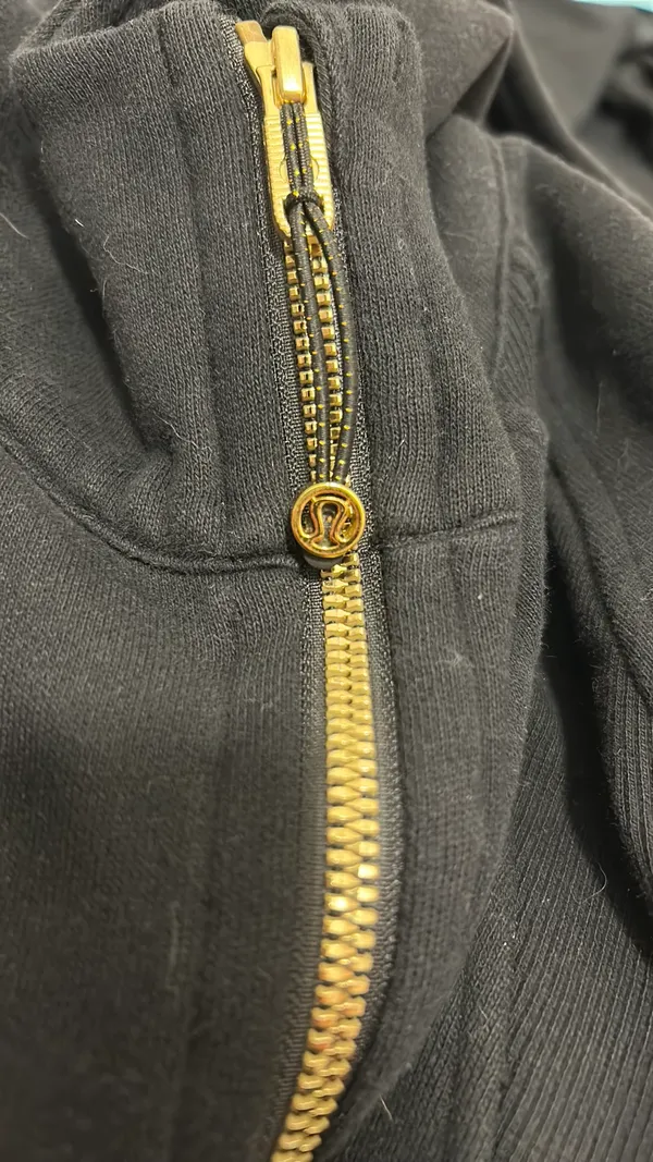 Black Lululemon Scuba Hoodie Half-Zip - Image 3