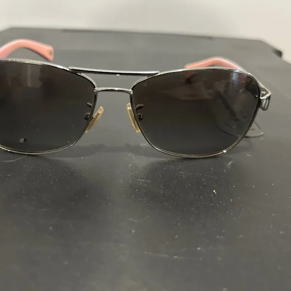 Coach Stylish Black and Silver Sunglasses - Image 2